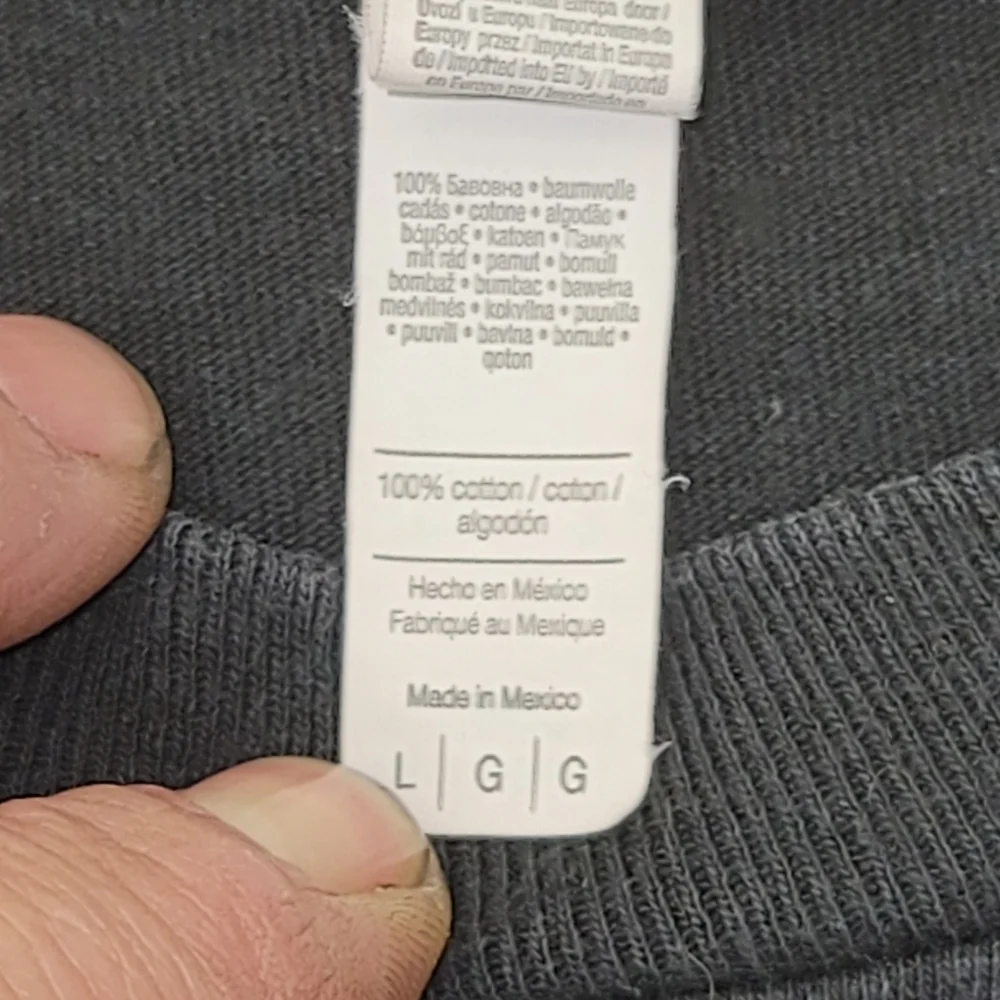 3/625. Alstyle Short Sleeve T-Shirt Black Sz L - Picture 8 of 8